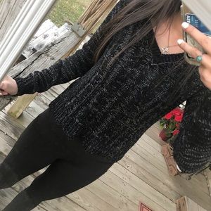 Black Sweater with Hood